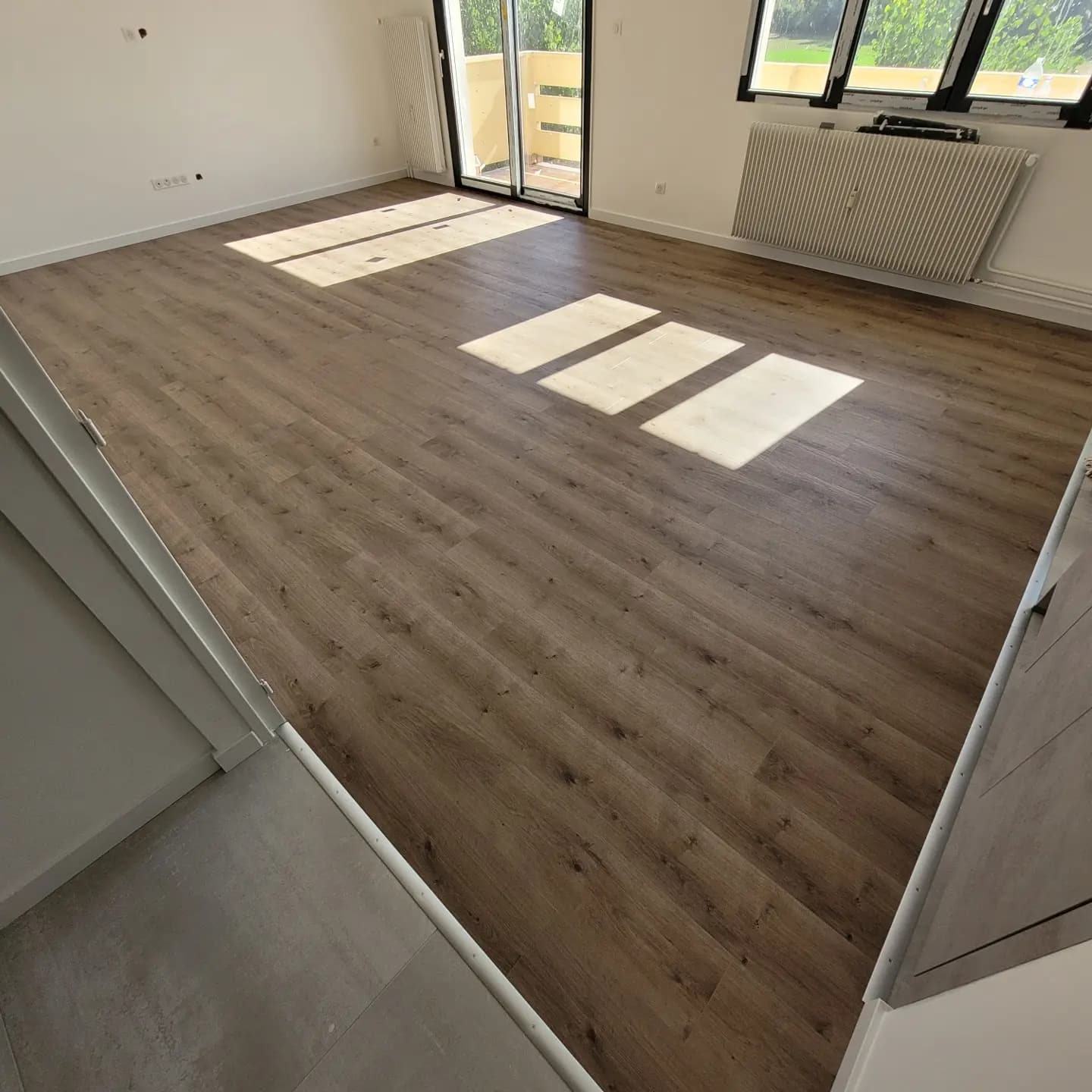 Parquet imitation bois - Pièce de vie
